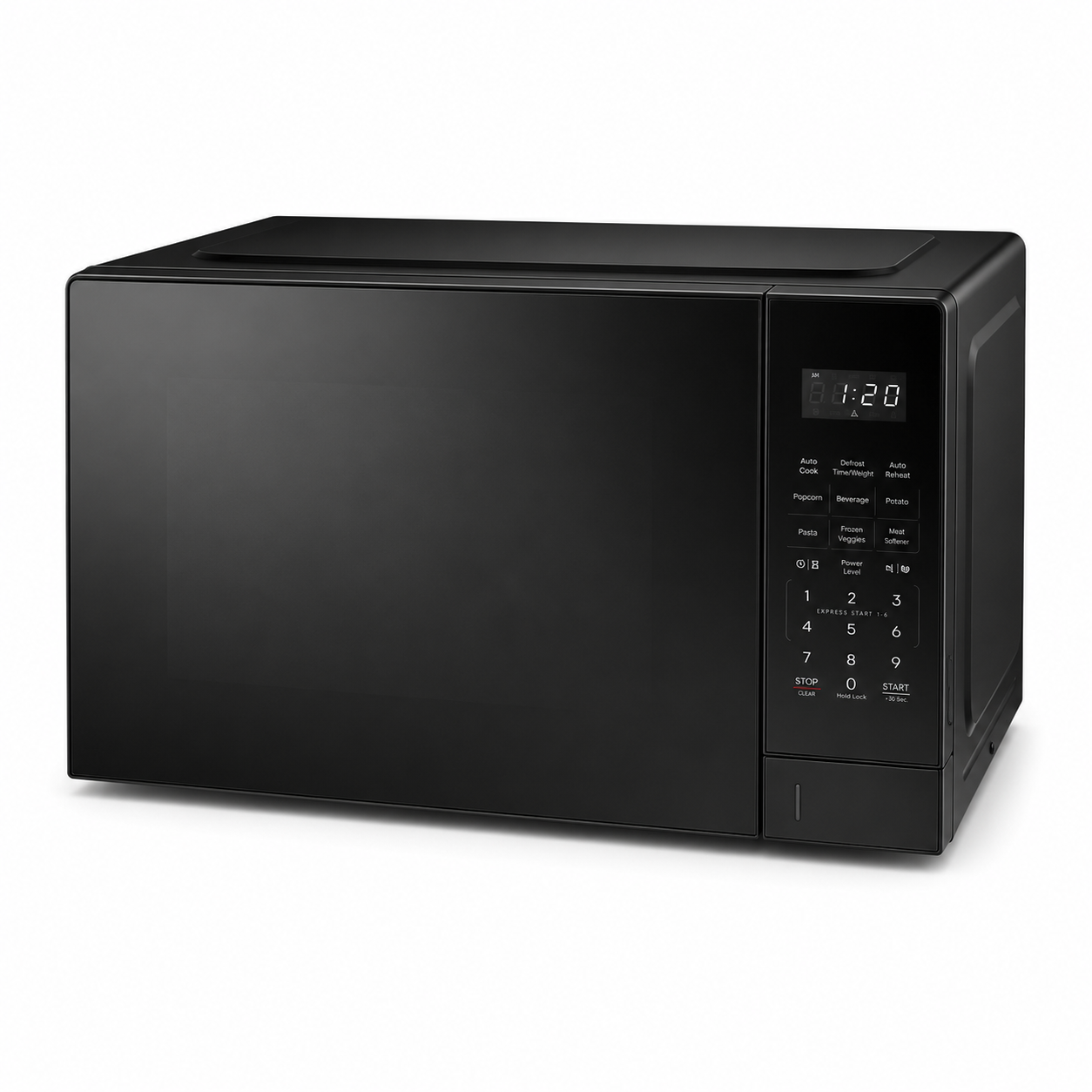 Hisense 45L 1000W Electronic Microwave Oven - Black gallery image
