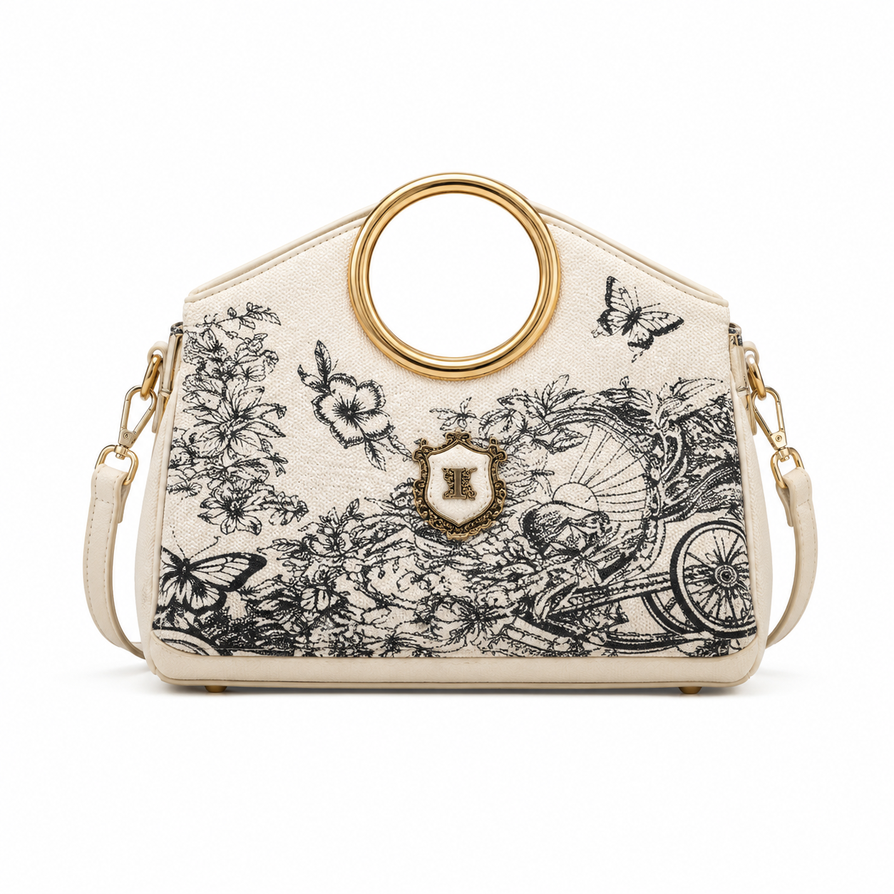 Vintage Print Handbag Set gallery image
