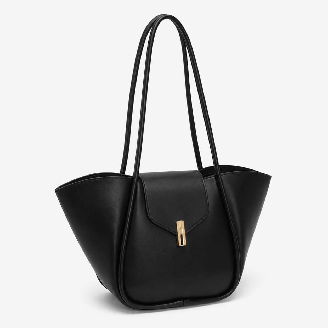 Fashionable Spring Black Tote Bag gallery image