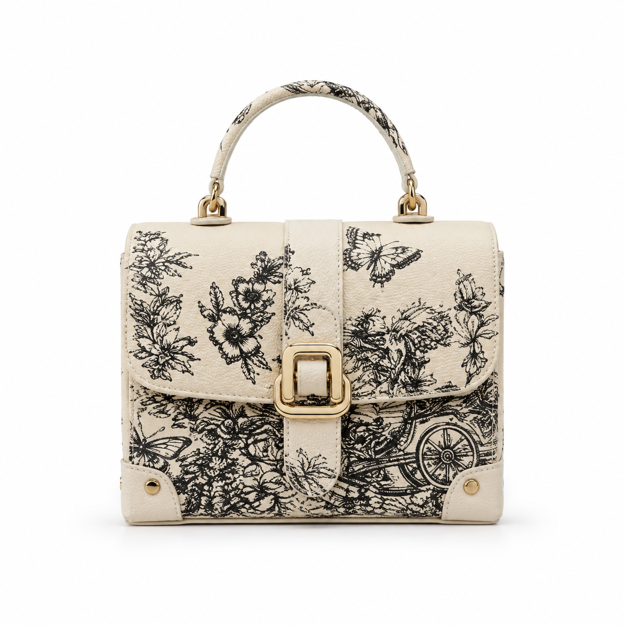 Vintage Print Handbag Set gallery image