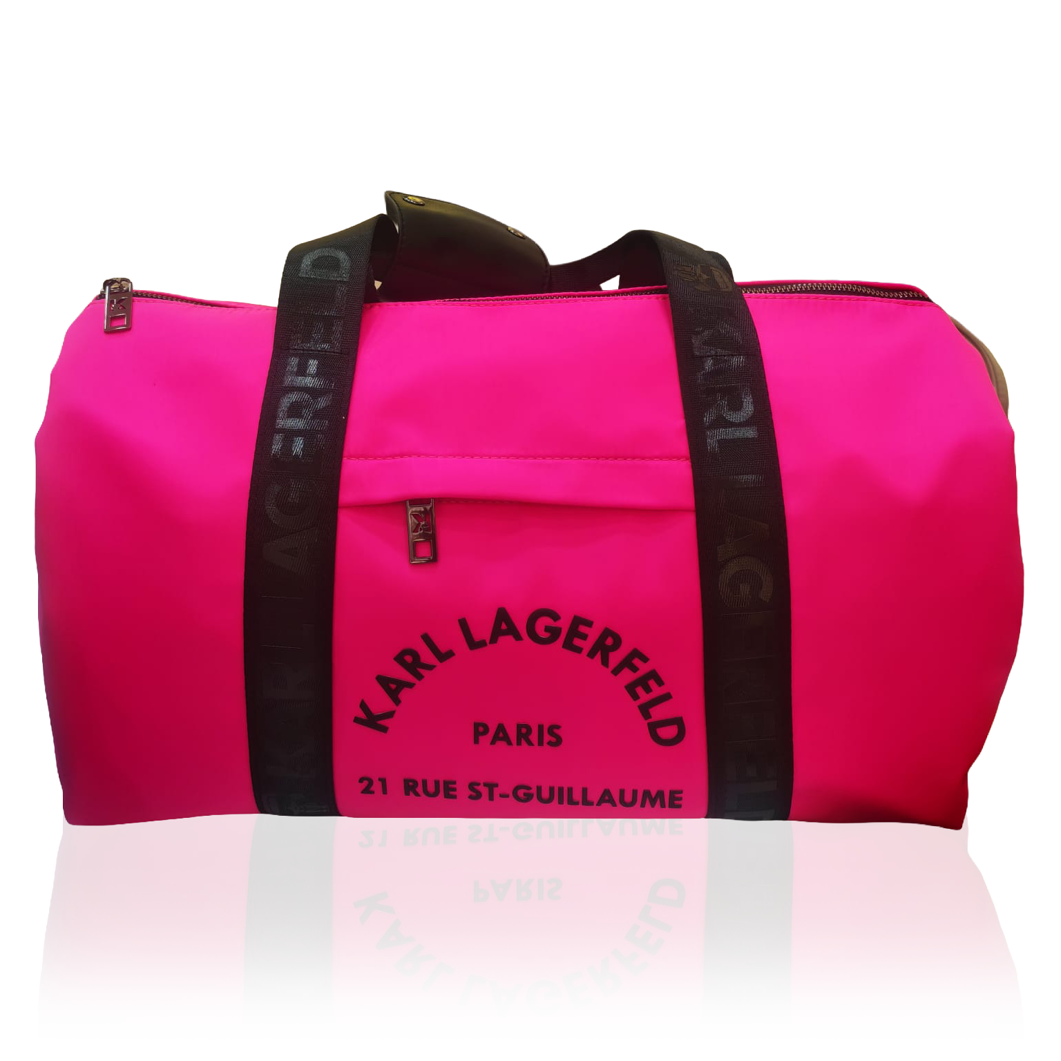 Karl Lagerfeld Pink Duffel Bag